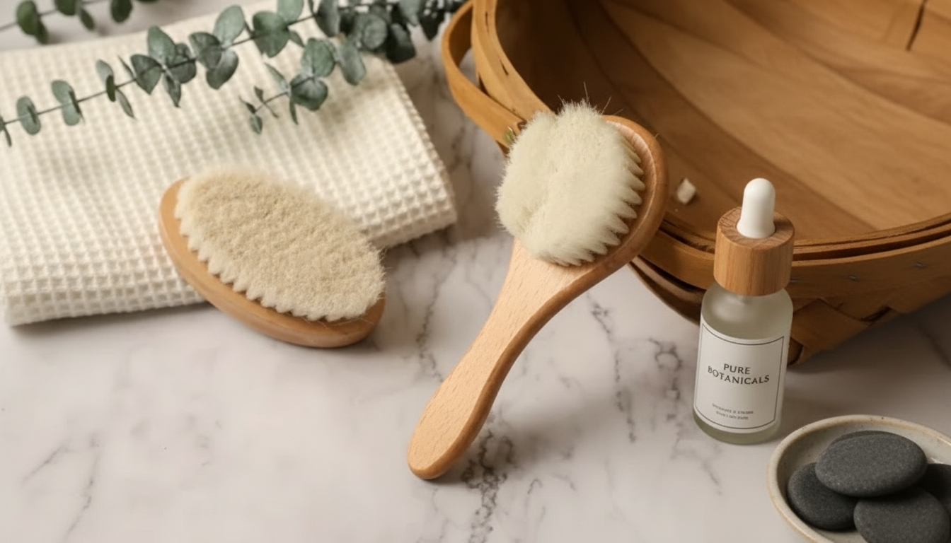 Wooden Baby Brush & Comb Set for Gentle Daily Grooming