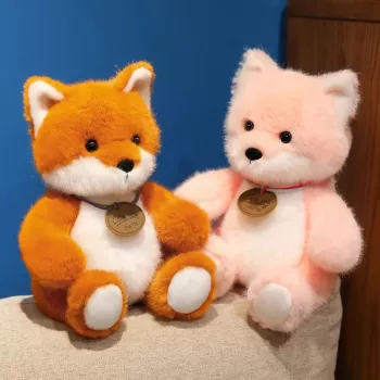 Fluffy Fox Plush Toy: Cozy Cuddles & Cute Decor